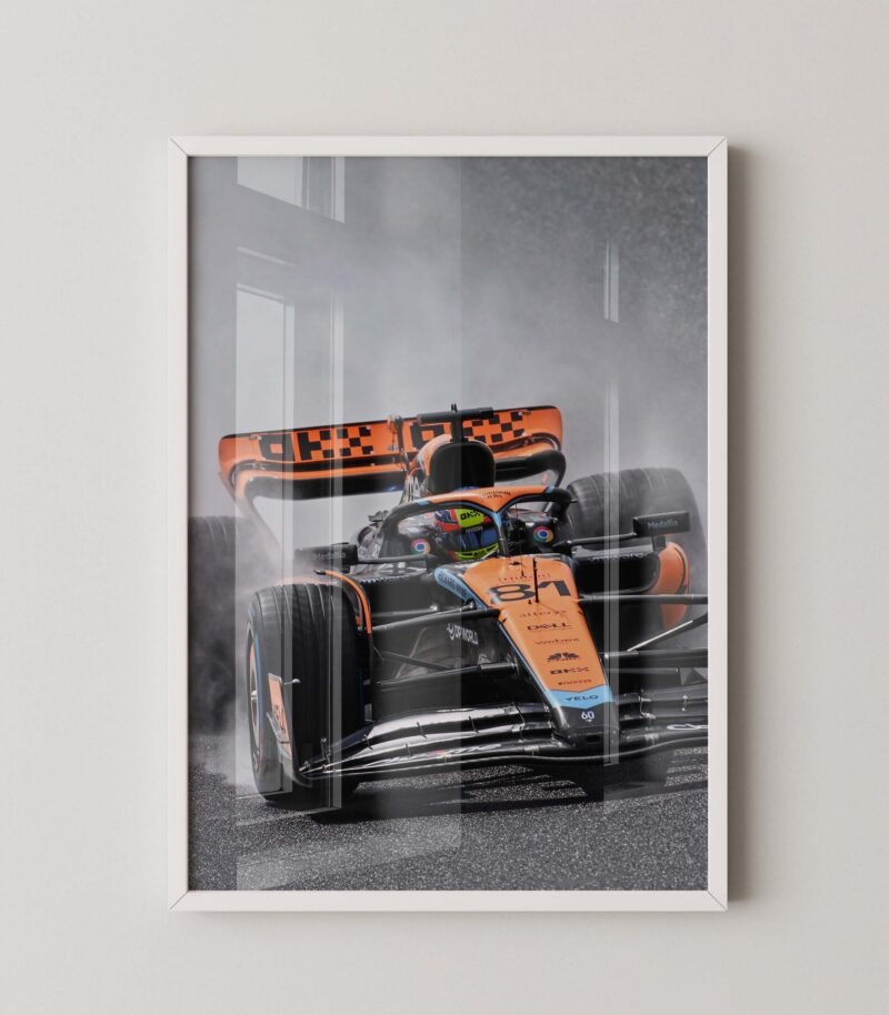 Oscar Piastri F1 Print