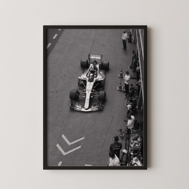 Mercedes Petronas F1 Car Poster