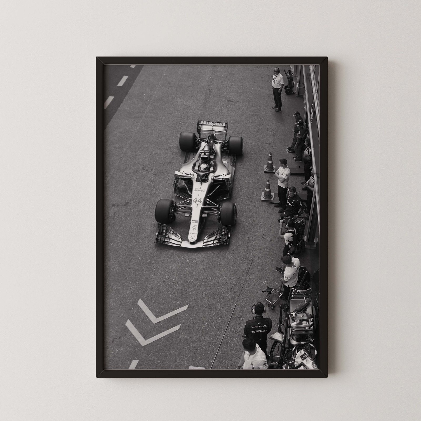 Mercedes Petronas F1 Car Poster