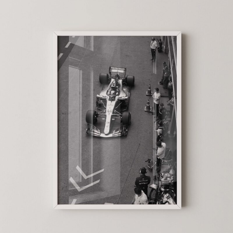Mercedes Petronas F1 Car Poster