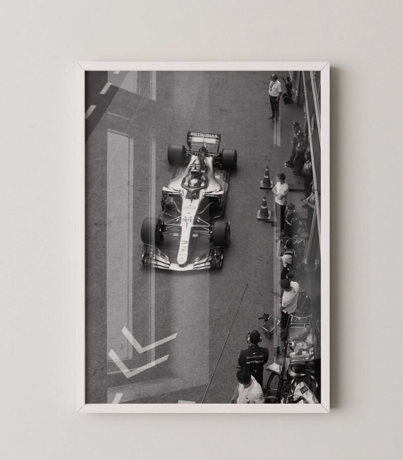 Mercedes Petronas F1 Car Poster