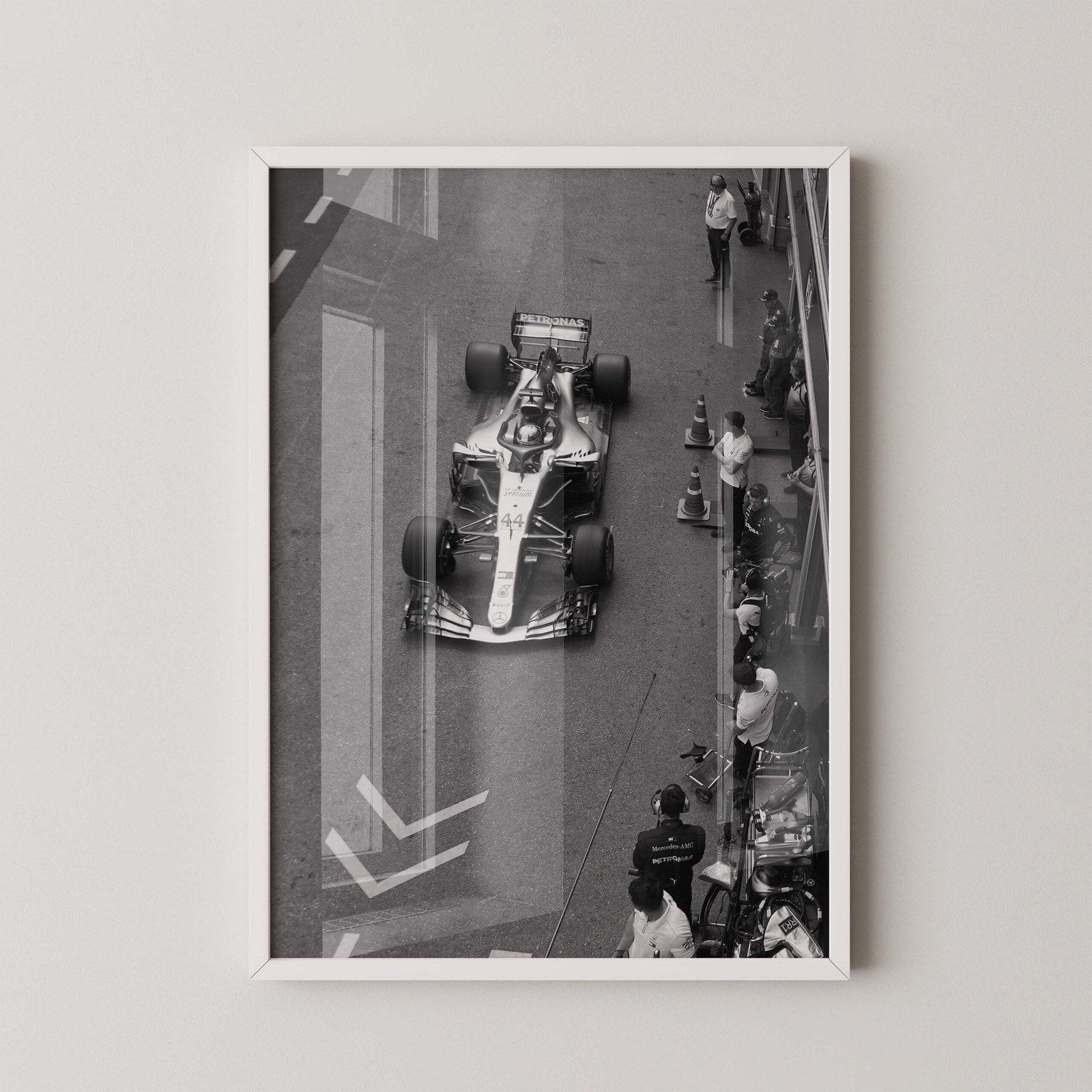 Mercedes Petronas F1 Car Poster - Image 2