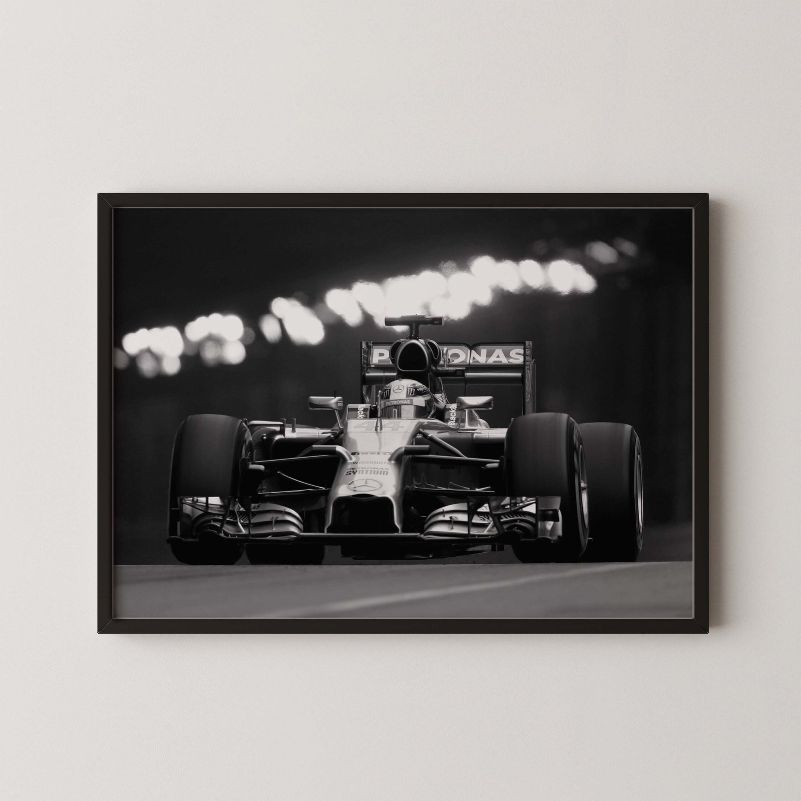 Hamilton Mercedes W05 Poster
