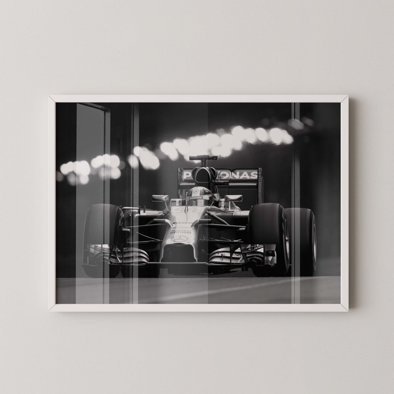 Hamilton Mercedes W05 Poster - Image 2
