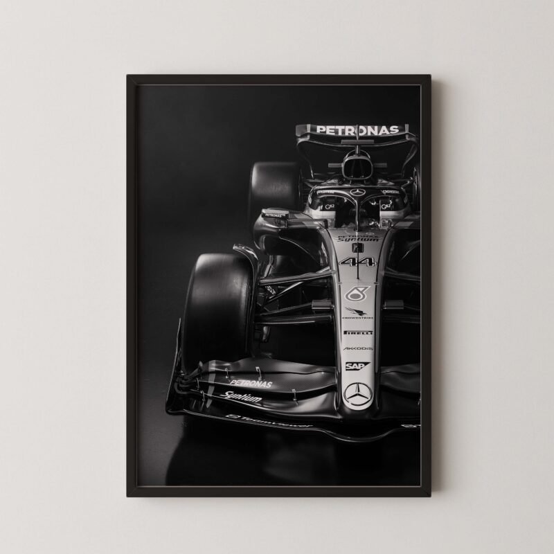 F1 Mercedes W14 Carbon Poster