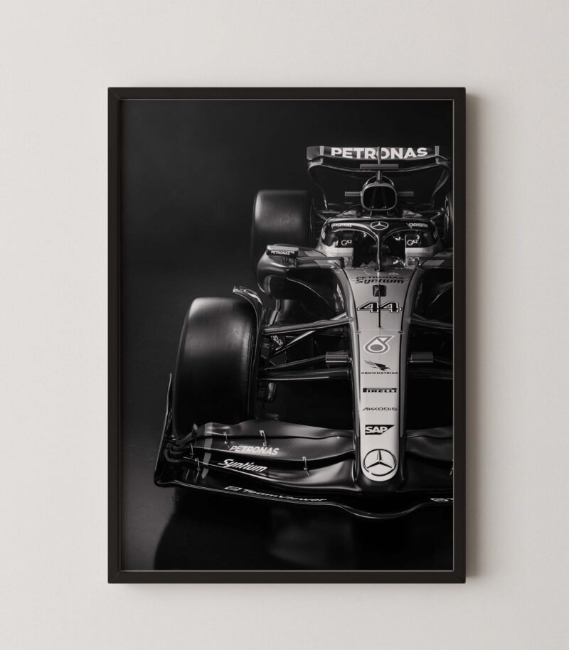 F1 Mercedes W14 Carbon Poster