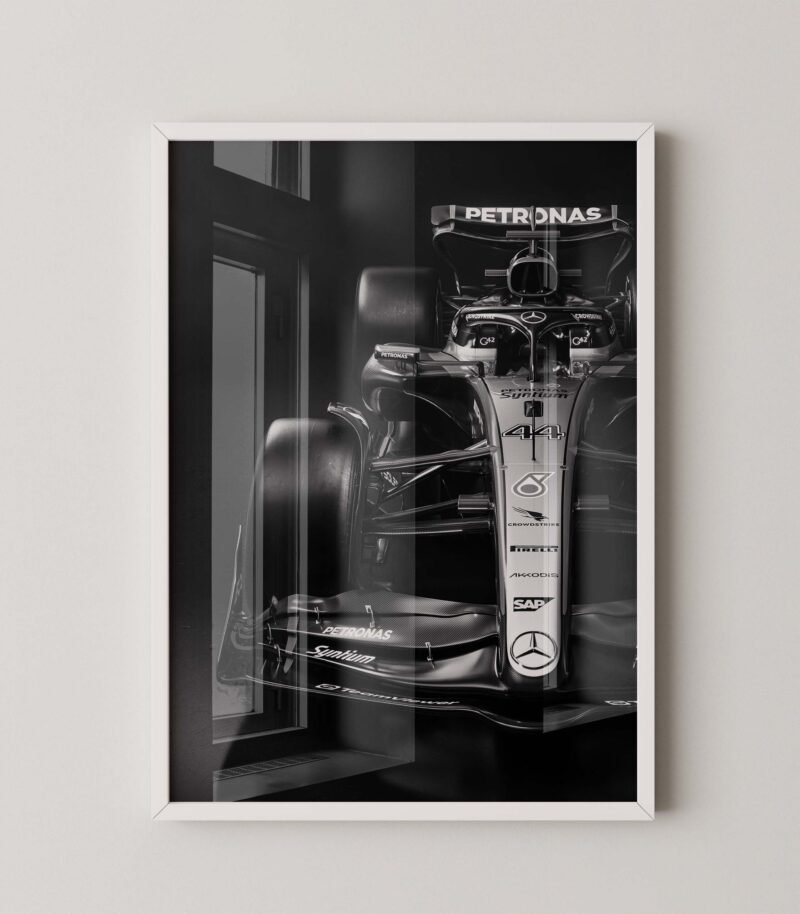 F1 Mercedes W14 Carbon Poster