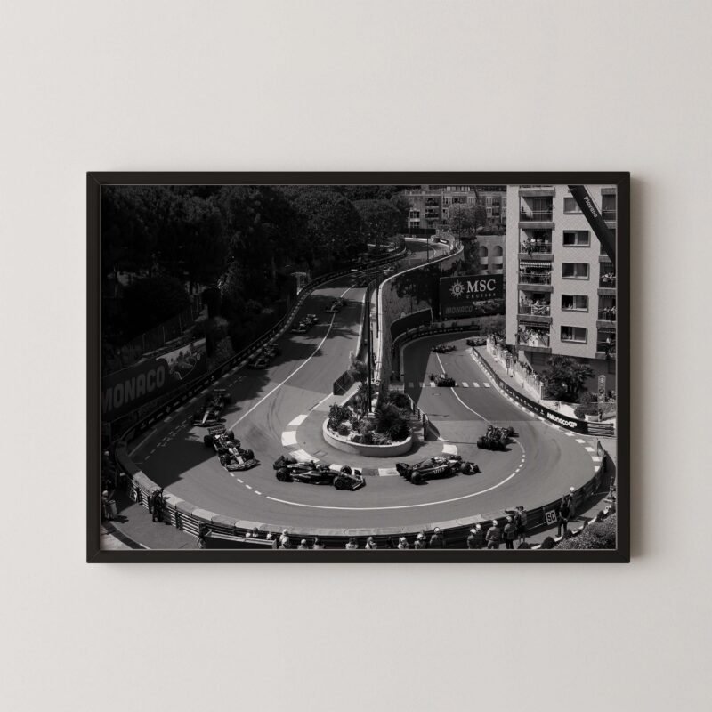 Monaco GP Street Circuit Poster