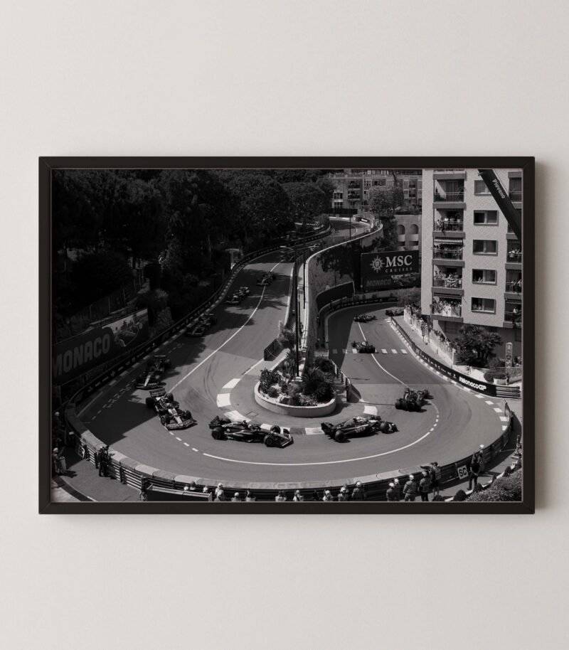 Monaco GP Street Circuit Poster