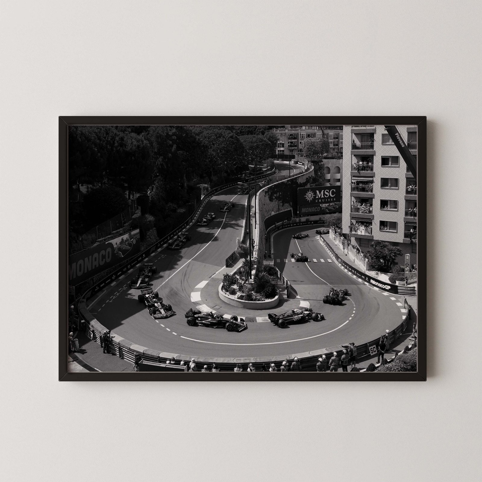 Monaco GP Street Circuit Poster