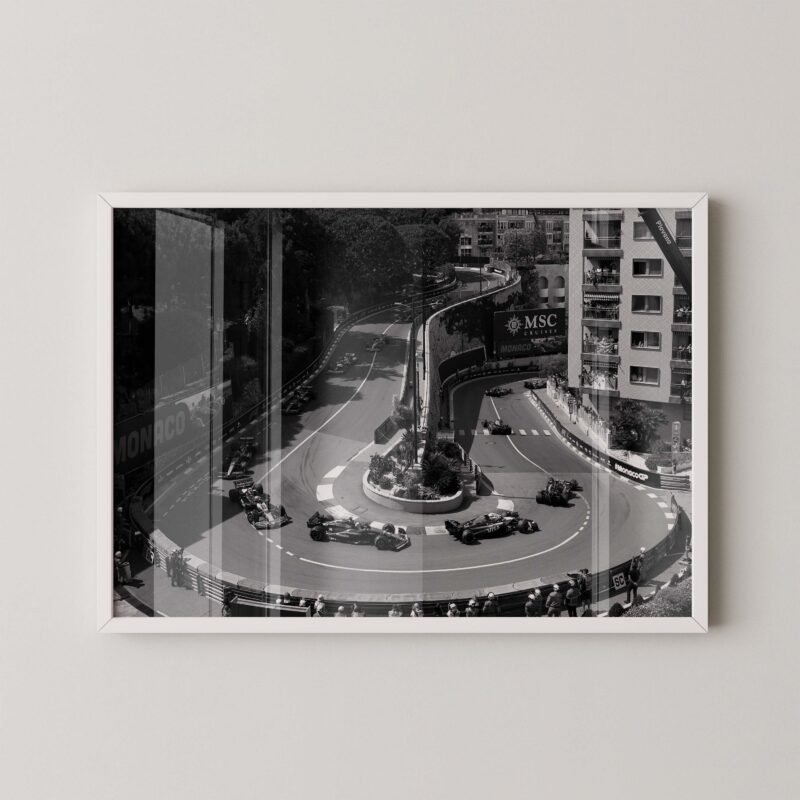 Monaco GP Street Circuit Poster