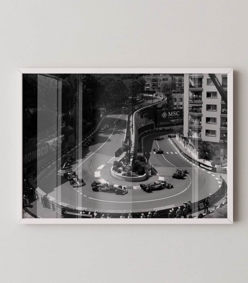 Monaco GP Street Circuit Poster