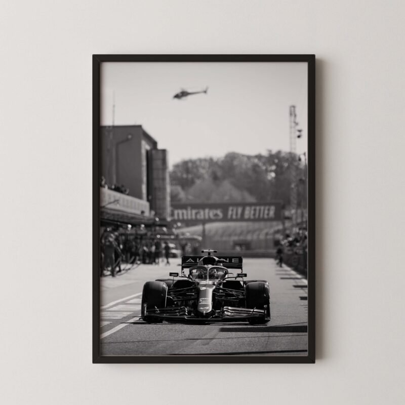 Formula 1 Alpine Pit Lane