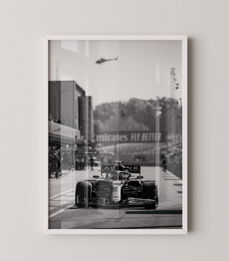 Formula 1 Alpine Pit Lane