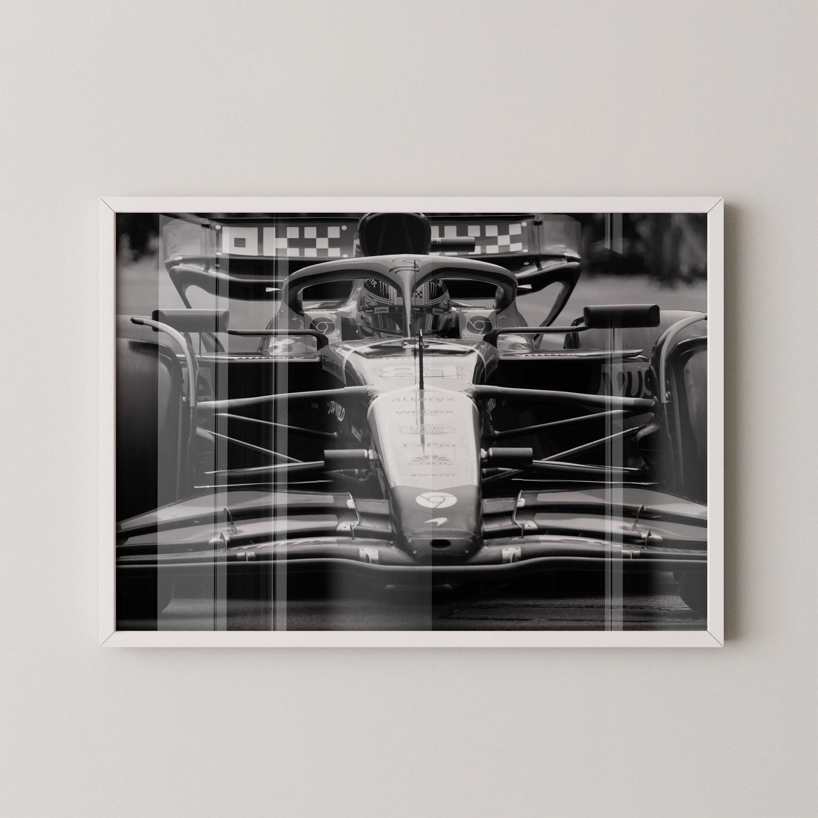 Oscar Piastri F1 Close Up Print - Image 2