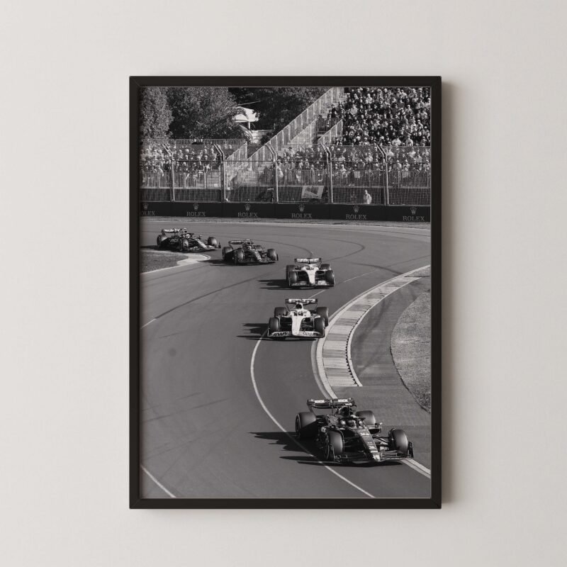 F1 Racing Moment Poster