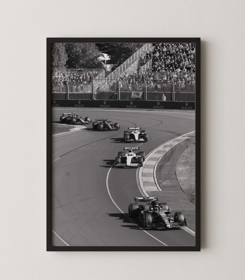 F1 Racing Moment Poster