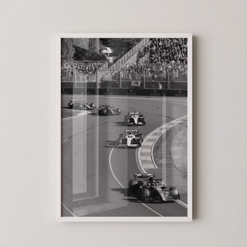 F1 Racing Moment Poster