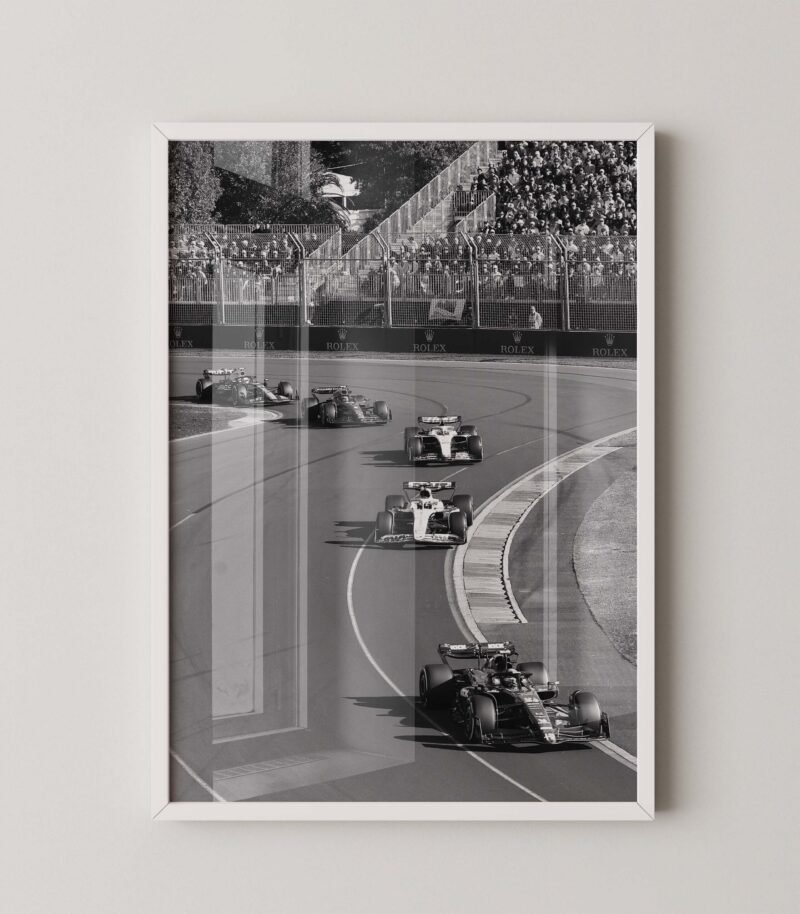 F1 Racing Moment Poster