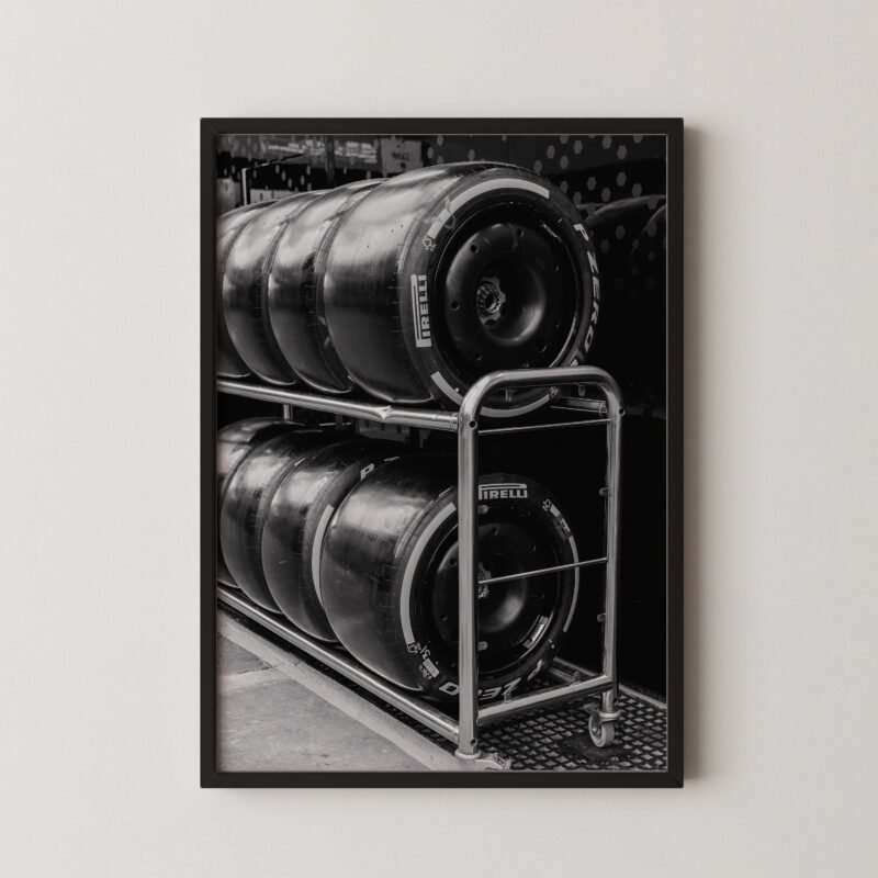 F1 Racing Tyre Print