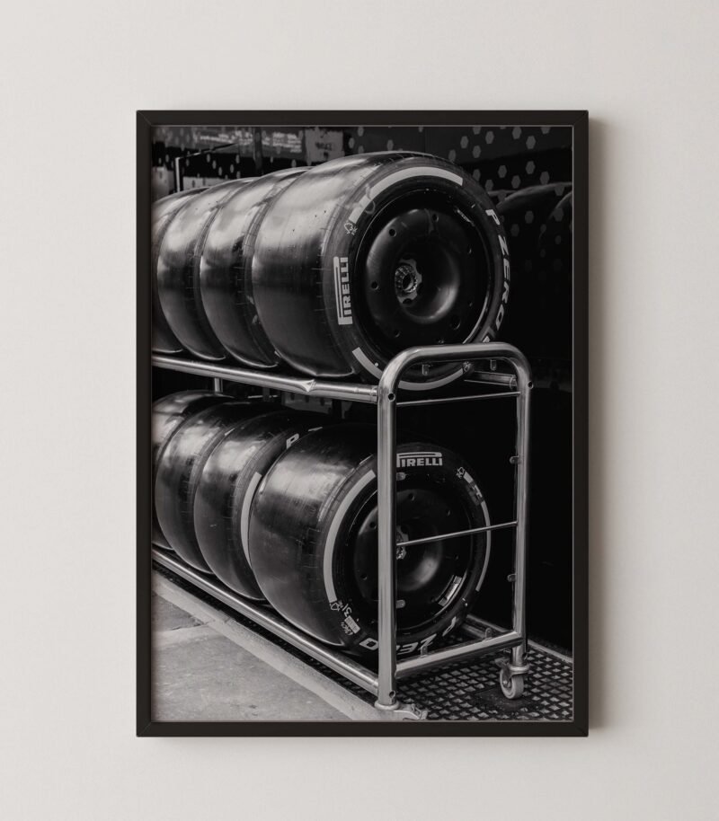 F1 Racing Tyre Print