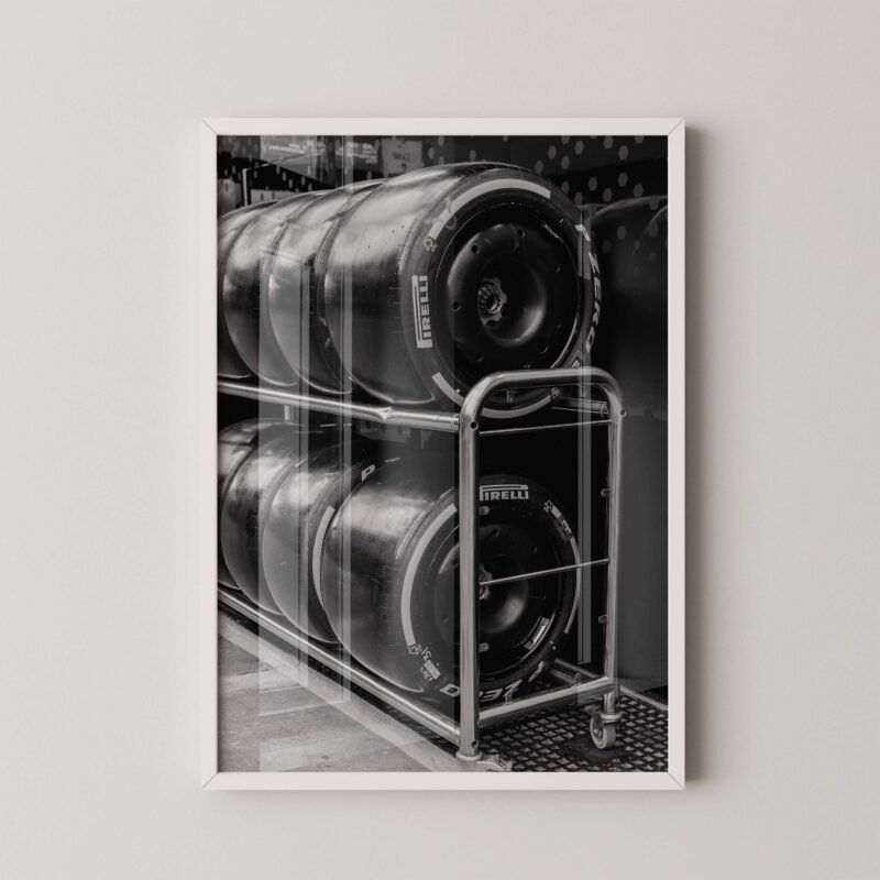 F1 Racing Tyre Print