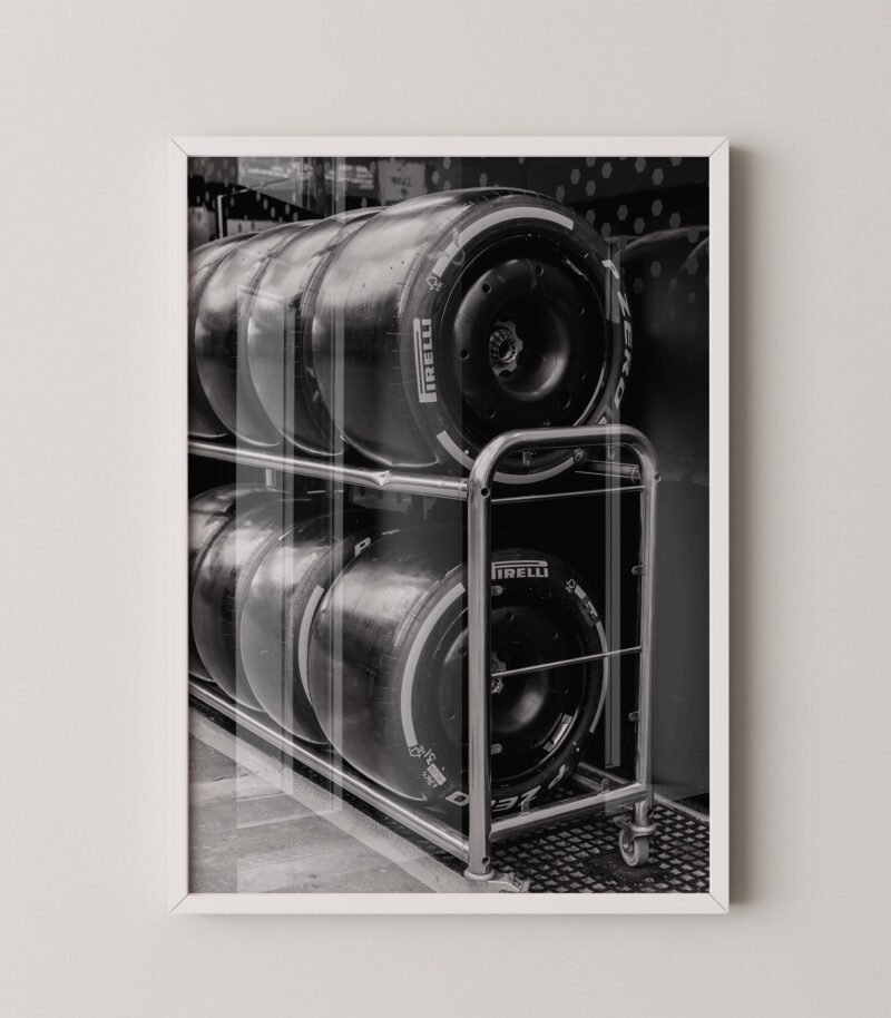 F1 Racing Tyre Print