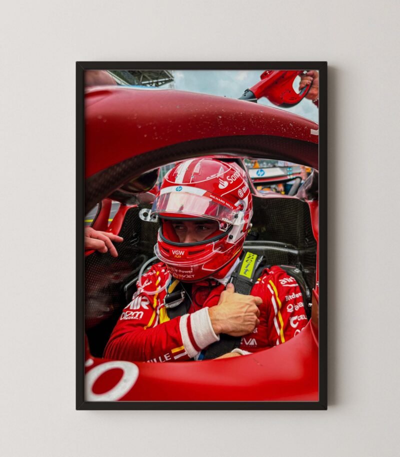 Leclerc Race Day Print