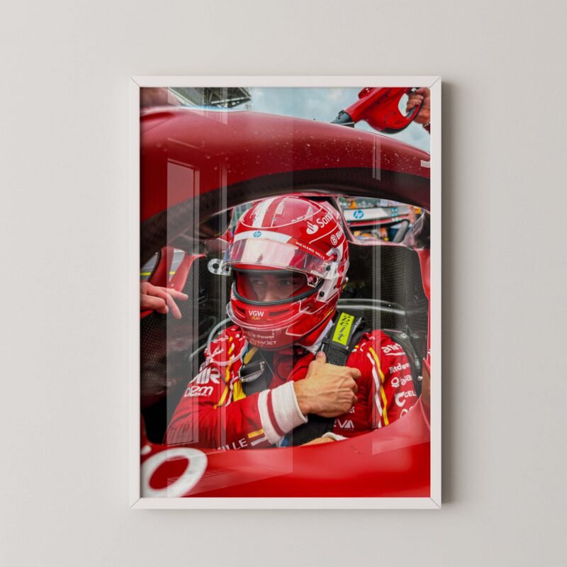 Leclerc Race Day Print
