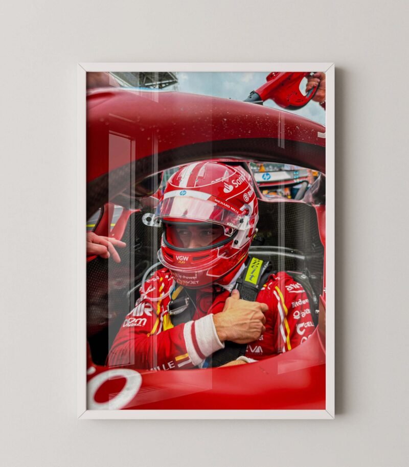 Leclerc Race Day Print