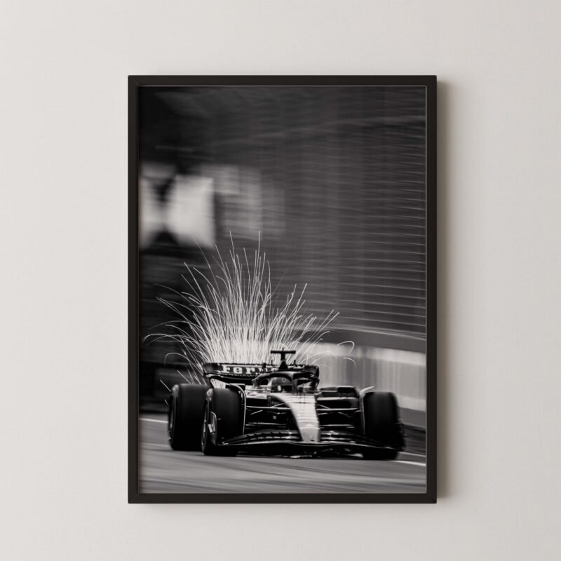 Charles Leclerc Sparks Poster