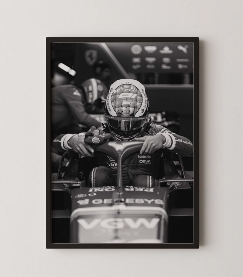 Charles Leclerc Halo Poster