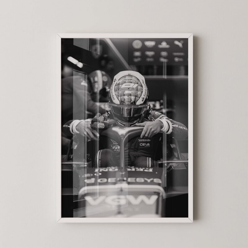 Charles Leclerc Halo Poster