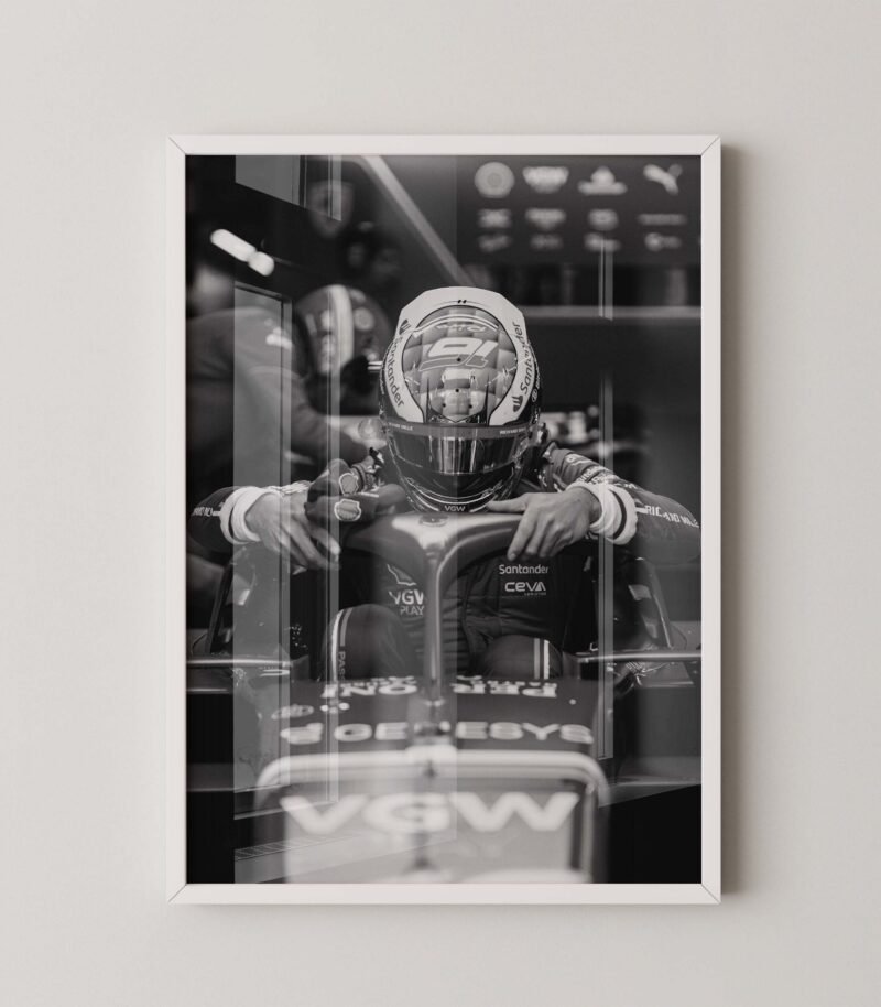 Charles Leclerc Halo Poster