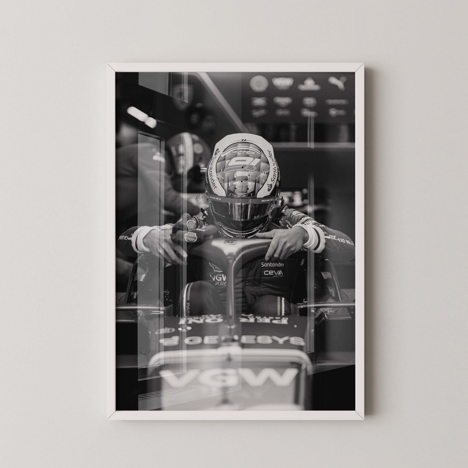 Charles Leclerc Halo Poster - Image 2
