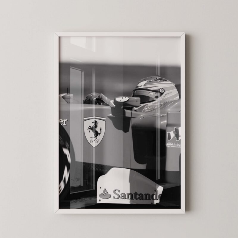 Fernando Alonso F1 Ferrari Print