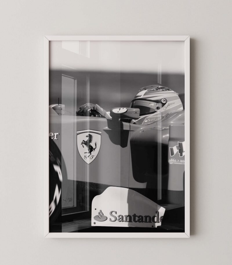 Fernando Alonso F1 Ferrari Print