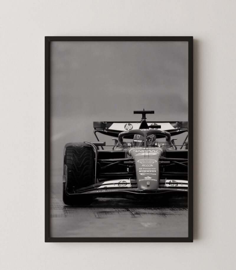F1 Ferrari Race Print