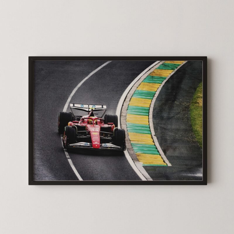 Ferrari Lewis Hamilton Print