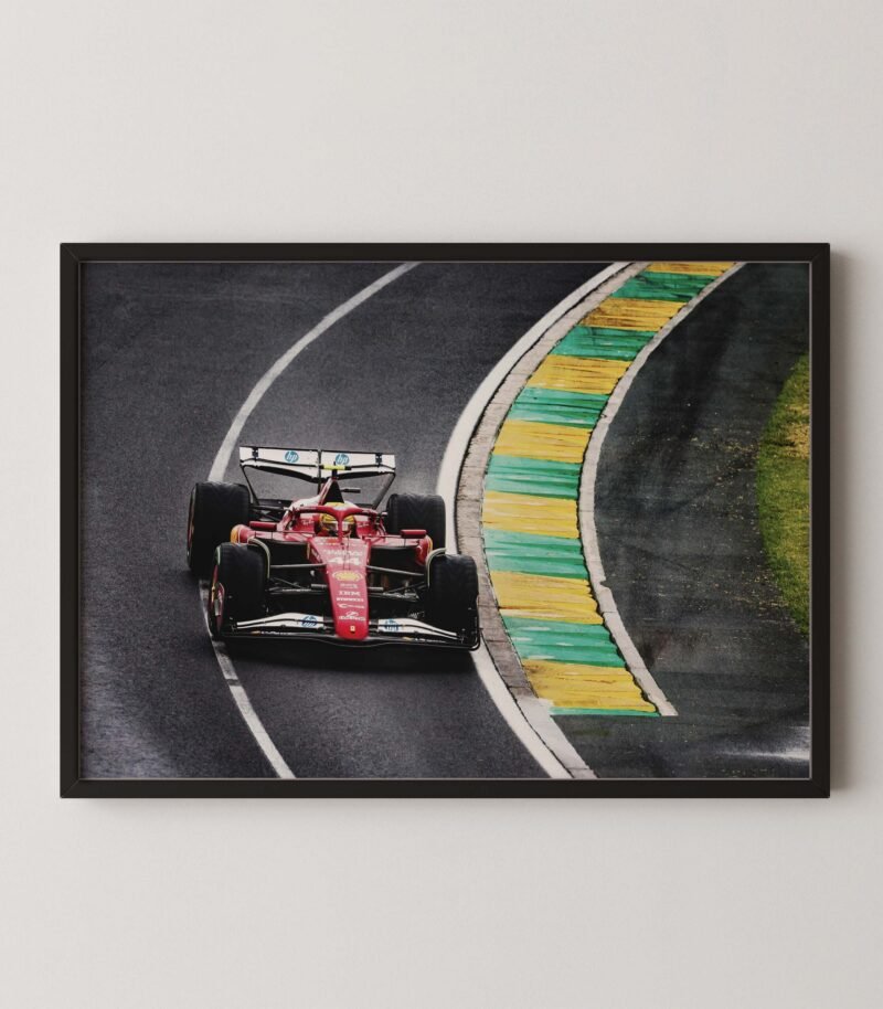 Ferrari Lewis Hamilton Print