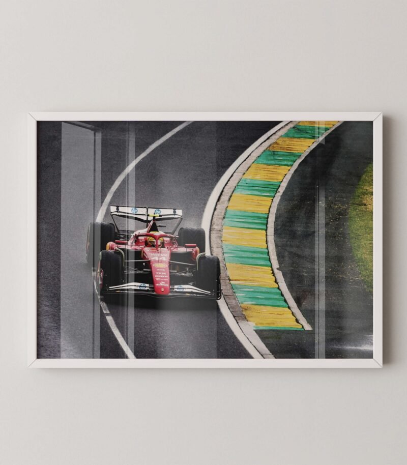 Ferrari Lewis Hamilton Print