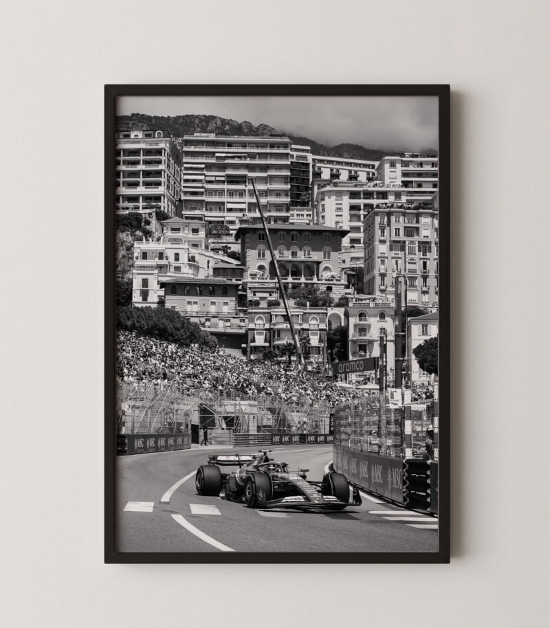 Monaco Gp Ferrari Print