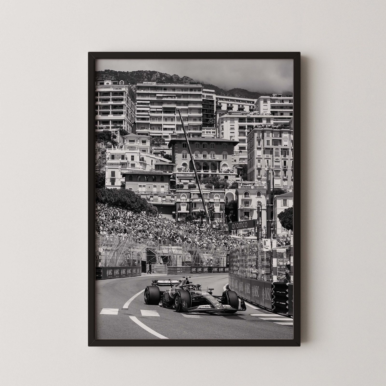 Monaco Gp Ferrari Print