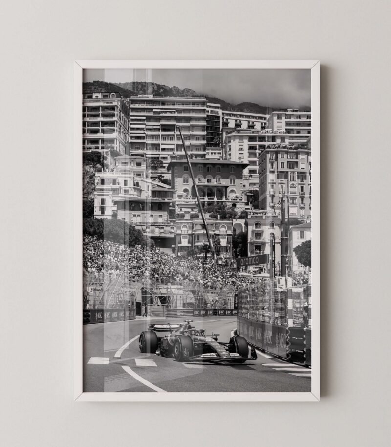 Monaco Gp Ferrari Print