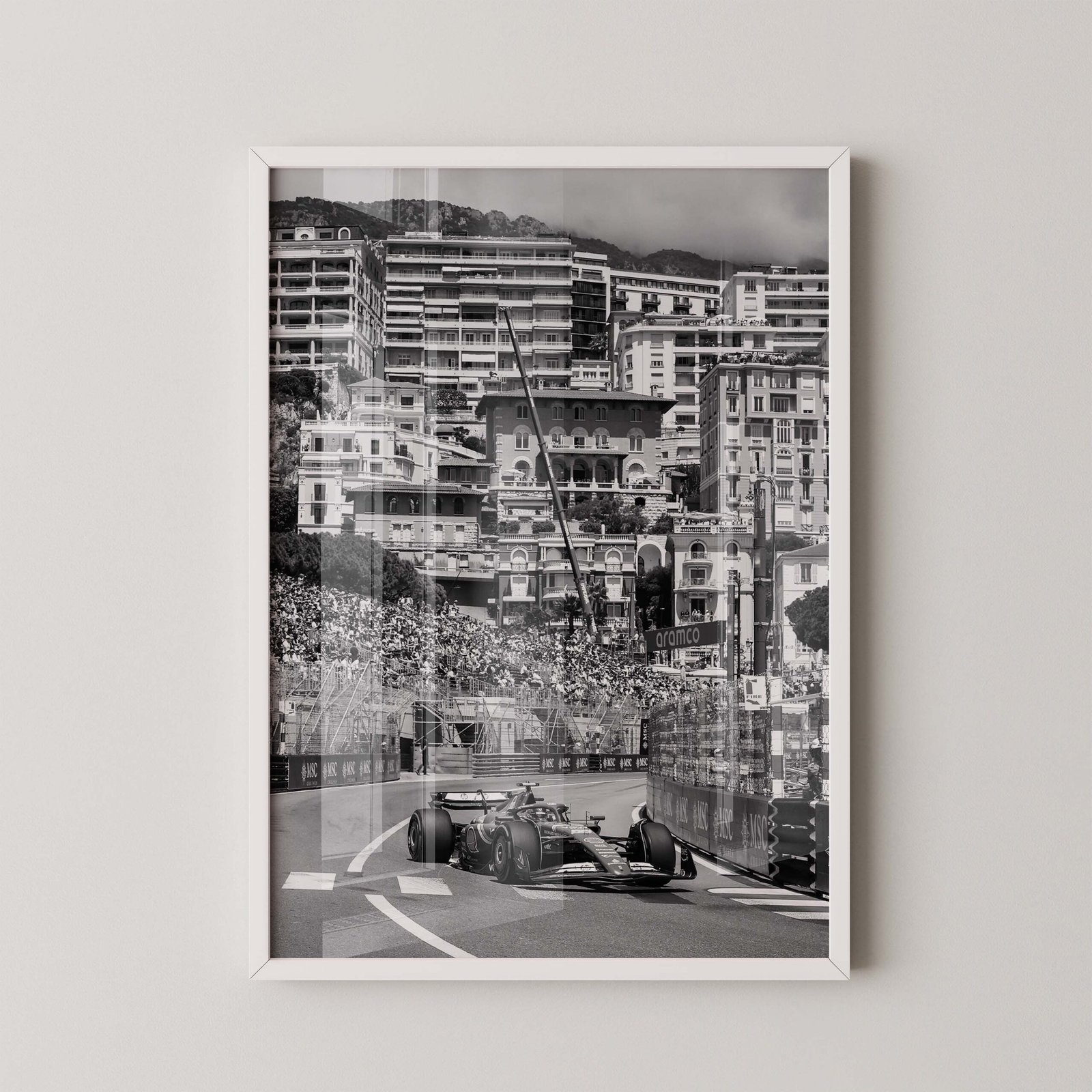 Monaco Gp Ferrari Print - Image 2