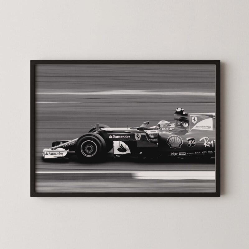 Kimi Raikkonen F1 Ferrari Poster