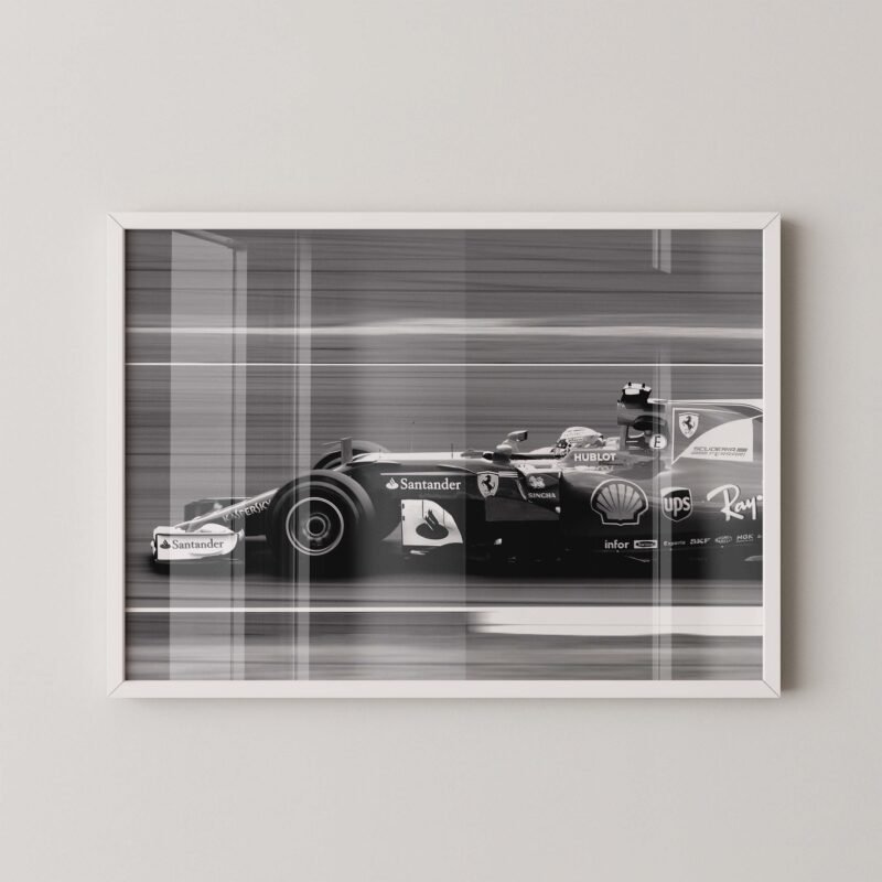 Kimi Raikkonen F1 Ferrari Poster