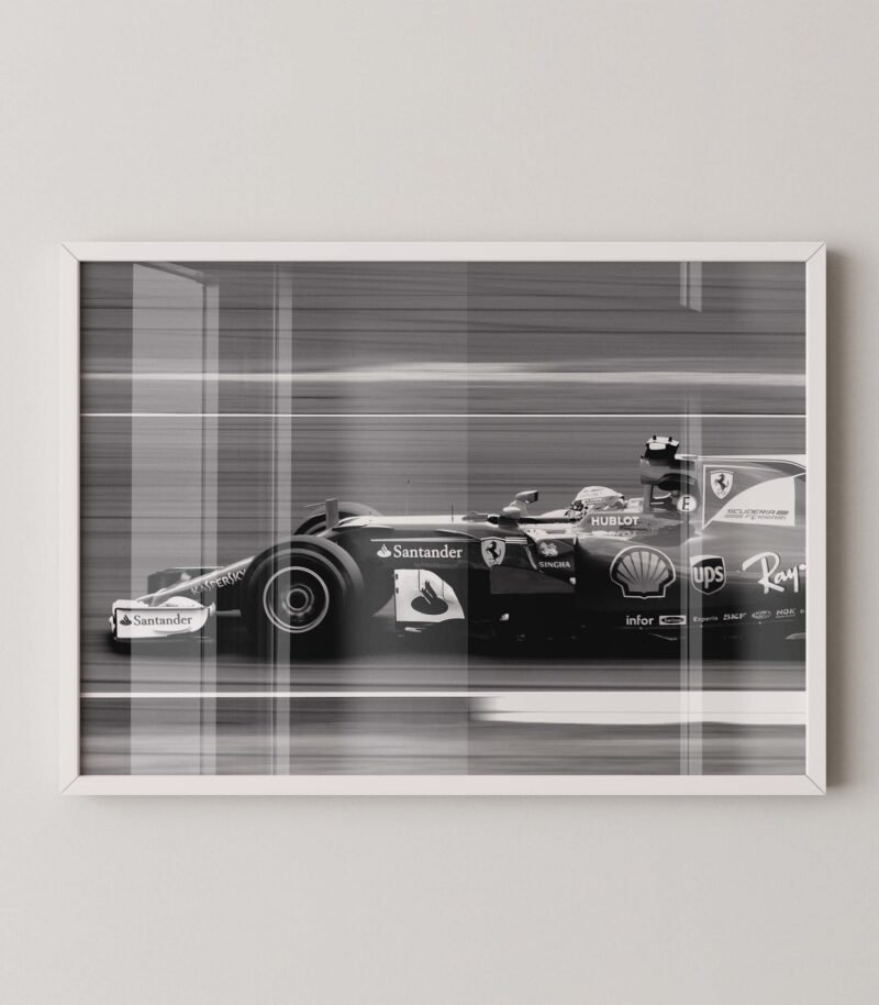 Kimi Raikkonen F1 Ferrari Poster