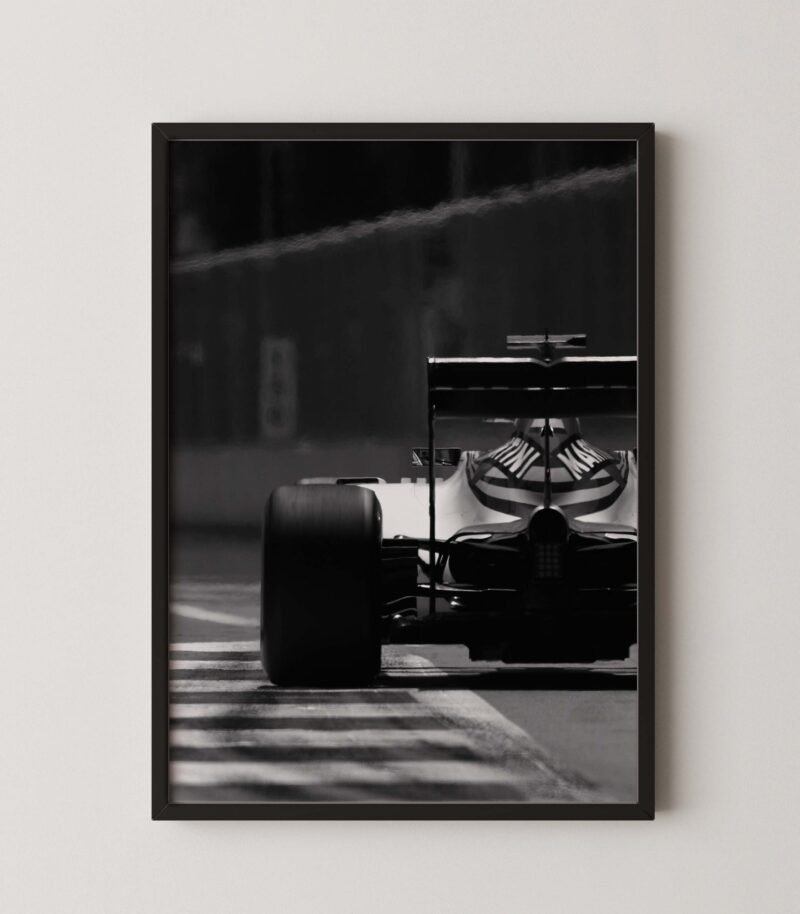 F1 Martini Rear View Print