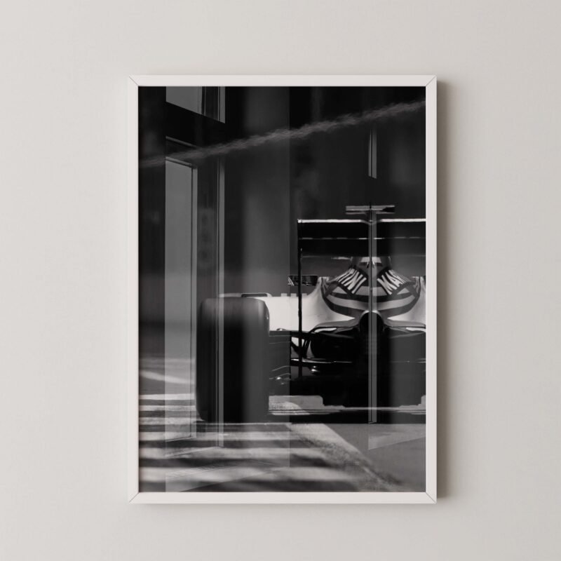 F1 Martini Rear View Print